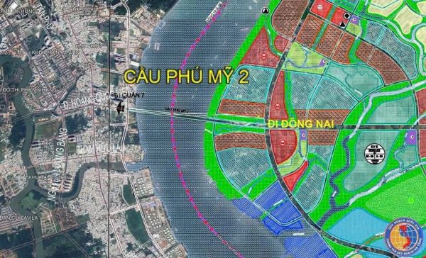 Cầu Phú Mỹ 2 đi qua đất nền Nhơn Trạch