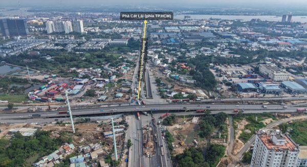 Khu Vực Xây Dựng Cầu Cát Lái Kết Nối TP.HCM